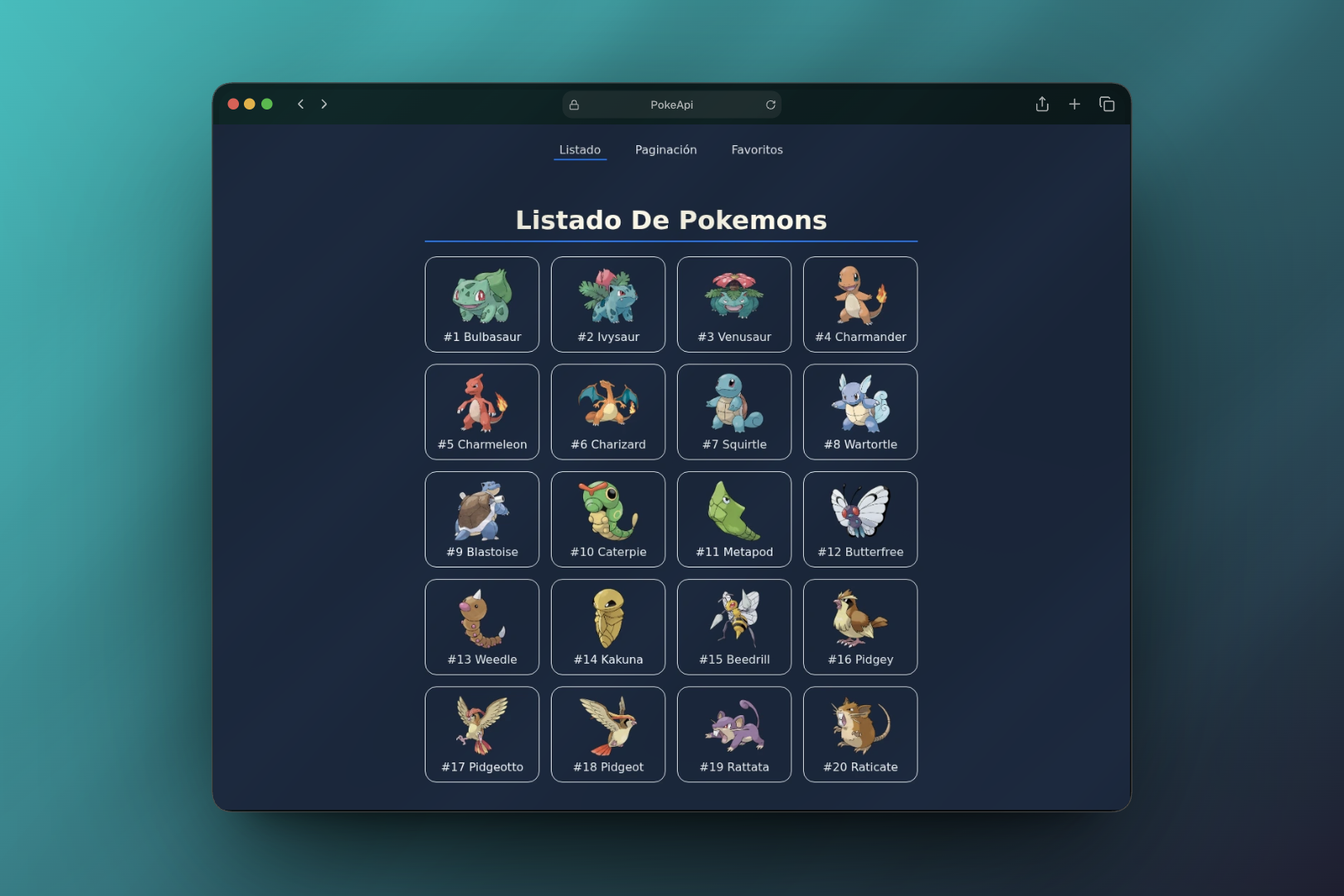 PokeAPi - Astro App